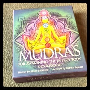 Mudras Awaken Energy Card Deck + Book Set Like New